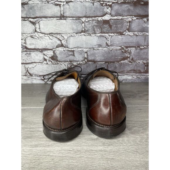 Allen Edmonds Burton Brown Leather Oxfords Dress Shoes Men Sz 10.5D US/44EU